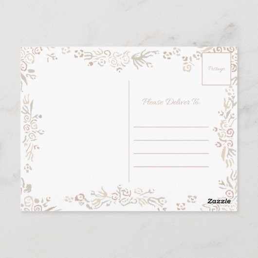 ブライダルシャワーありがとう ポストカード (裏面)