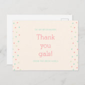 ブライダルシャワーありがとう ポストカード (正面/裏面)