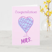 ブライダルシャワーおめでとうございます カード (黄色い花)