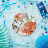 ブライダルシャワーおもしろいオレンジダスティブルーピーオンデザート ペーパープレート (パーティー)