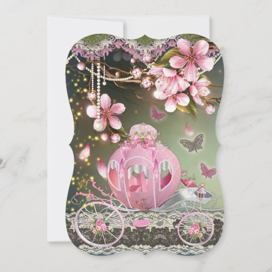 ブライダルシャワーおよび昼食会の招待状 招待状 (裏面)