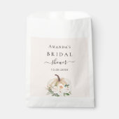 ブライダルシャワーかぼちゃクリーム赤面花 フェイバーバッグ (正面)