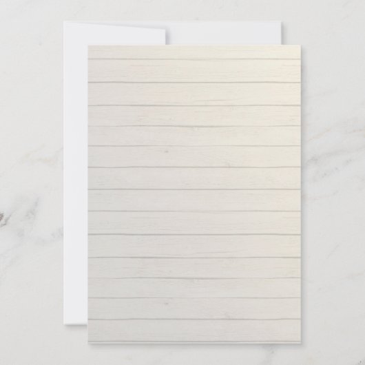 ブライダルシャワーかわいらしフラワーヴィンテージレースアジサイ 招待状 (裏面)