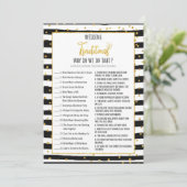 ブライダルシャワーなぜ我々はそのゲームをする 招待状 (スタンド正面)