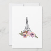 ブライダルシャワーのご招待、彼女は「オイ、イエス」と言った 招待状 (裏面)