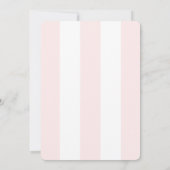 ブライダルシャワーのさくらんぼに招待 招待状 (裏面)