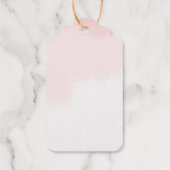 ブライダルシャワーのためのスーツケース用ホイルギフトタグ ギフトタグ (裏面)