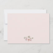 ブライダルシャワーのためのフラワーレシピ ブライズ ブライダルシャワー カード (裏面)