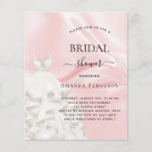 ブライダルシャワーのための予算に優しい招待状 - 薄い紙のフライヤー仕様 チラシ (正面)