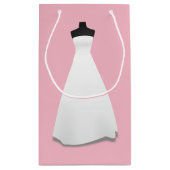 ブライダルシャワーのギフトバッグ スモールペーパーバッグ (裏面)