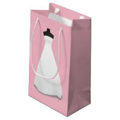 ブライダルシャワーのギフトバッグ スモールペーパーバッグ (裏面アングル)