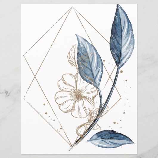 ブライダルシャワーのゲーム彼女はむしろ青い金ゴールド (裏面)