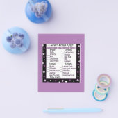 ブライダルシャワーのゲーム チラシ (シングル)