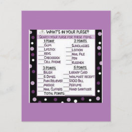 ブライダルシャワーのゲーム チラシ