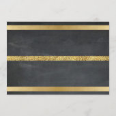 ブライダルシャワーのチョークの旅程のバチェロレッテの金ゴールド プログラム (裏面)