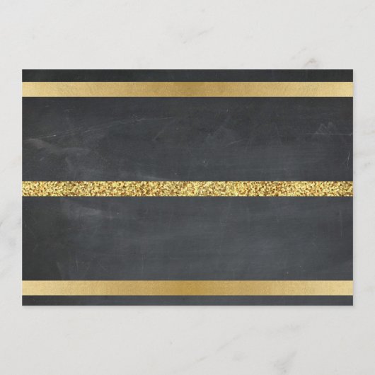 ブライダルシャワーのチョークの旅程のバチェロレッテの金ゴールド プログラム (裏面)