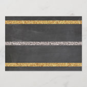 ブライダルシャワーのバチェロレッテのグリッターの旅程のピンク プログラム (裏面)