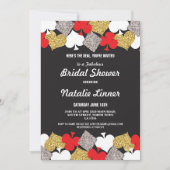 ブライダルシャワーのパーティーのラスベガスのカジノのRoyaleの招待 招待状 (正面)