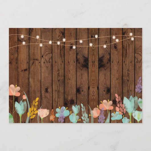 ブライダルシャワーのパーティーの花の旅程のバチェロレッテ プログラム (裏面)