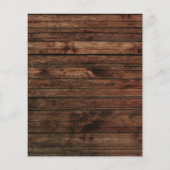 ブライダルシャワーのラスティックひまわりおしゃれドライブ (裏面)