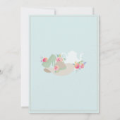 ブライダルシャワーの帽子はバチェロレッテの招待に蹄鉄を打ちます 招待状 (裏面)