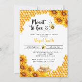 ブライダルシャワーの招待を受けることを意図した 招待状 (正面)