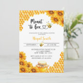 ブライダルシャワーの招待を受けることを意図した 招待状 (スタンド正面)