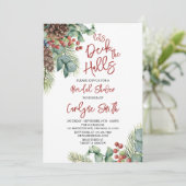 ブライダルシャワーの招待状を各ホールで飾ろう 招待状 (スタンド正面)