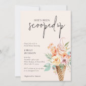 ブライダルシャワーの招待状を奪われた 招待状 (正面)