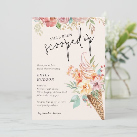 ブライダルシャワーの招待状を奪われた 招待状 (スタンド正面)