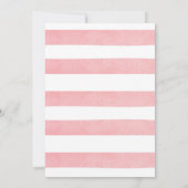 ブライダルシャワーの招待状を奪われた 招待状 (裏面)