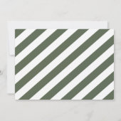 ブライダルシャワーの招待状を客室に飾る 招待状 (裏面)