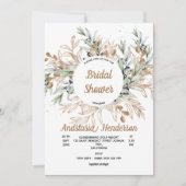 ブライダルシャワーの招待状 – シーズンカード (正面)