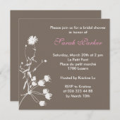 ブライダルシャワーの招待状 招待状 (正面/裏面)