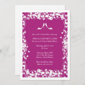 ブライダルシャワーの招待状 招待状 (正面/裏面)