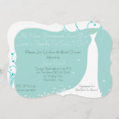 ブライダルシャワーの招待状 招待状 (正面/裏面)