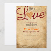 ブライダルシャワーの招待状 招待状 (正面/裏面)