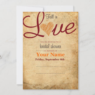 ブライダルシャワーの招待状 招待状