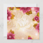 ブライダルシャワーの招待状 招待状 (裏面)