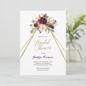 ブライダルシャワーの招待状 招待状 (スタンド正面)