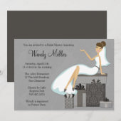 ブライダルシャワーの招待状 招待状 (正面/裏面)