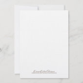 ブライダルシャワーの招待状-茶 招待状 (裏面)