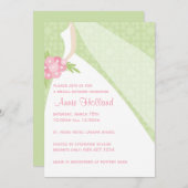 ブライダルシャワーの招待 招待状 (正面/裏面)