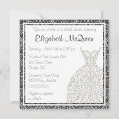 ブライダルシャワーの招待 招待状 (裏面)