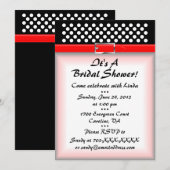 ブライダルシャワーの招待 招待状 (正面/裏面)