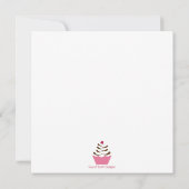 ブライダルシャワーの招待 招待状 (裏面)