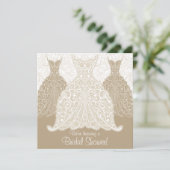 ブライダルシャワーの招待 招待状 (スタンド正面)