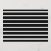 ブライダルシャワーの旅程の黒い及びピンクのバチェロレッテ プログラム (裏面)