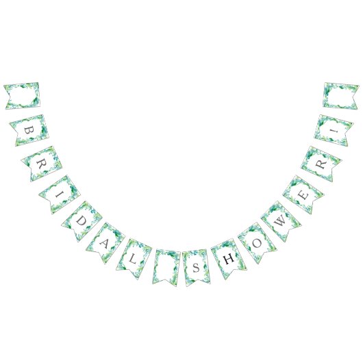 ブライダルシャワーの旗の旗の月桂樹の葉のオリーブの芸術 バンティングフラッグ (全)