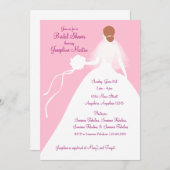 ブライダルシャワーの昼食会の招待状 招待状 (正面/裏面)